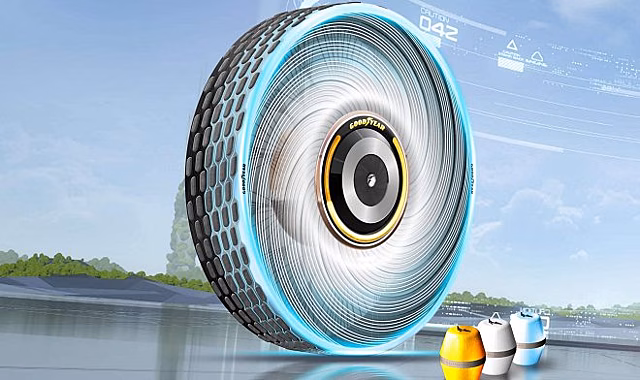 Шина Goodyear reCharge сможет восстанавливать саму себя