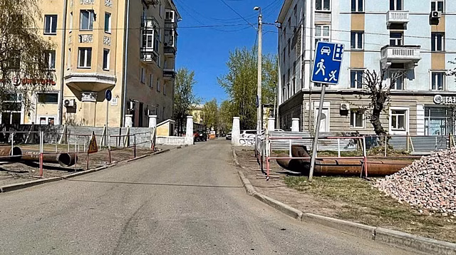 Энергетики на один день перекроют проезд Административный в Ленинском районе Красноярска для монтажа трубопровода