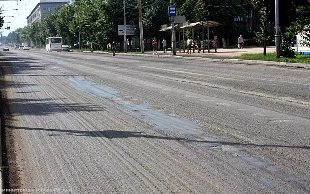 Подрядчик полностью снял старый асфальт на улице Циолковского в Рязани