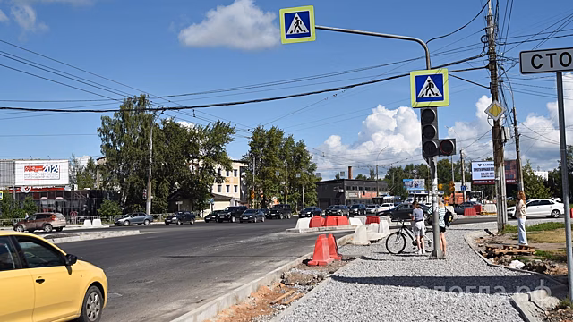 Направляющие островки появятся на перекрёстках Пошехонского шоссе в Вологде