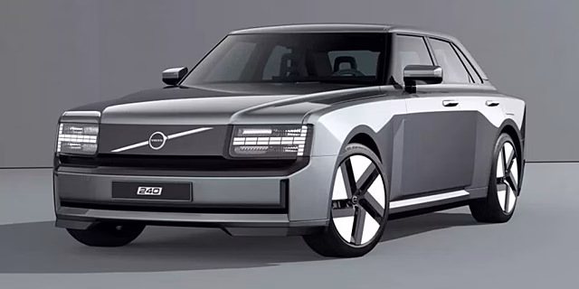 Представлен Volvo 240 с угловатыми формами в стиле 90-х