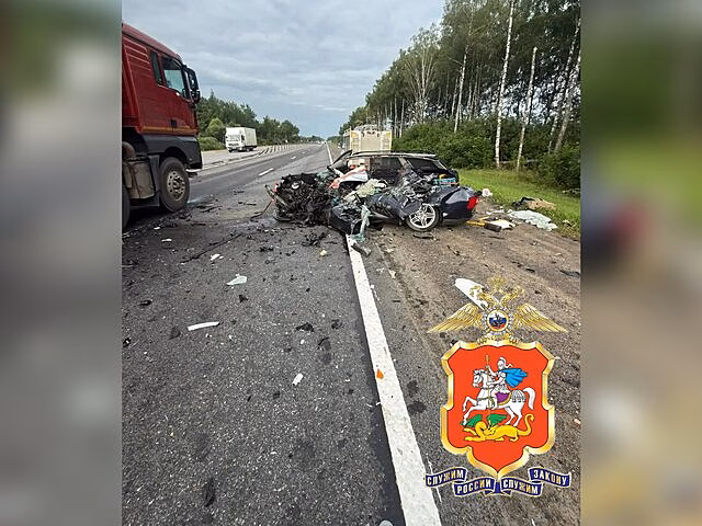 Два человека погибли в ДТП с грузовиком в Подмосковье