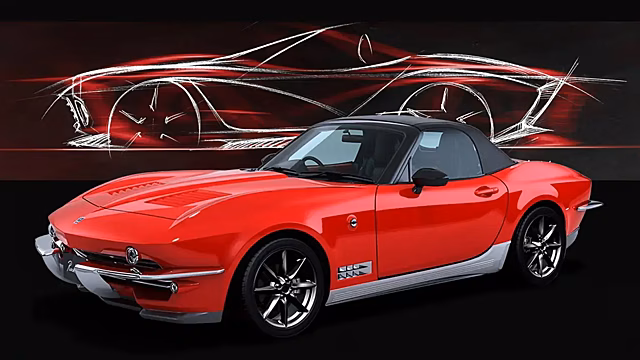 Mitsuoka показала эскиз нового загадочного ретро-родстера