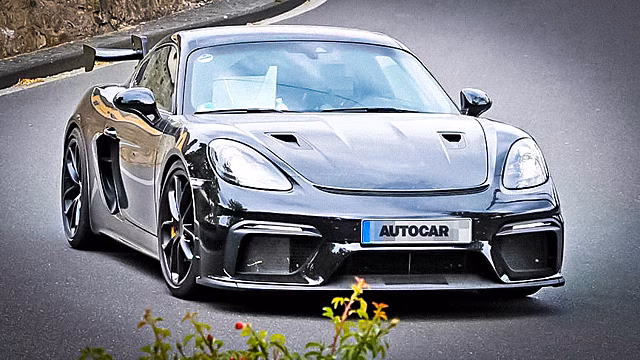 Появились шпионские фото экстремального Porsche Cayman