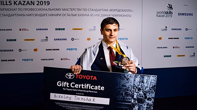 Чемпионом мира по WorldSkills стал россиянин, обученный в Toyota