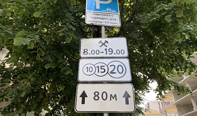 За неоплату парковки в центре Воронежа выписали 392 штрафа, 28 из них уже оплатили