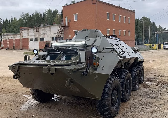 Пермяк выставил на продажу рабочий бронетранспортер
