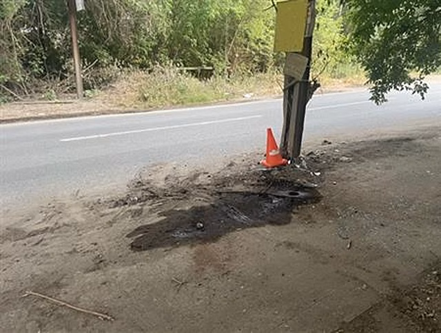 В Самаре водитель Lada Priora врезался в столб и отправил в больницу пассажирку