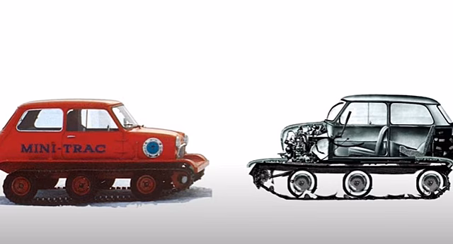 Mini-Trac: симпатичный вездеход для Антарктиды на базе малолитражки