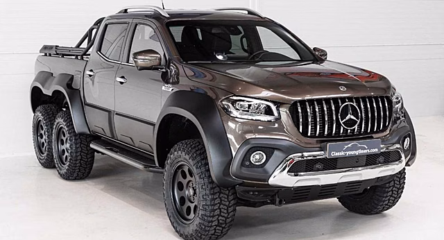 В Сети продается шестиколесный пикап Mercedes X-Class