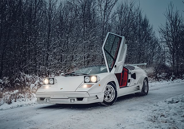 На аукцион выставят Lamborghini Countach, доработанный Горацио Пагани