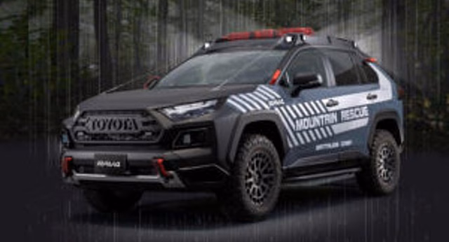 Компания Toyota превратила кроссовер Toyota RAV4 в спецтранспорт для спасателей