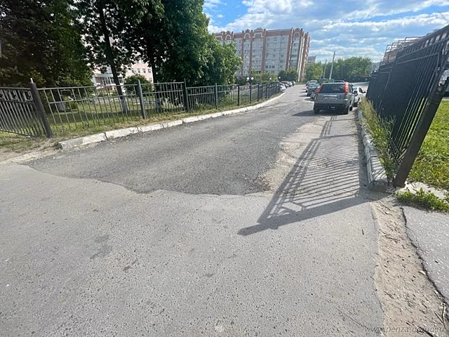 В Пензе ведется ямочный ремонт дорожного покрытия