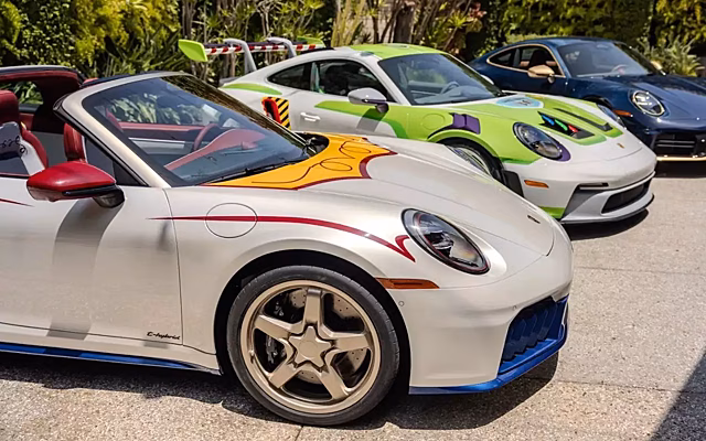 Porsche совместно с Disney и Pixar создала три уникальных спорткара 911
