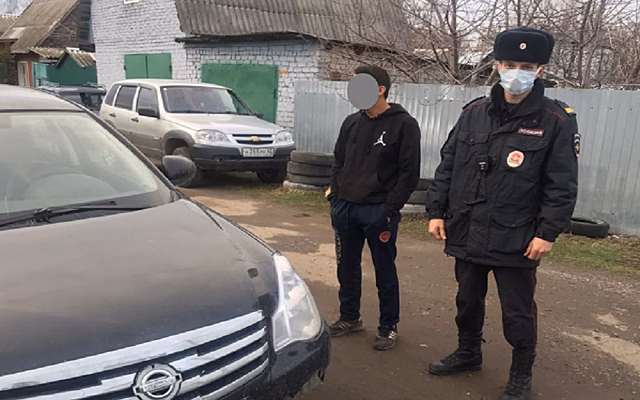 В Рязани полицейские задержали 18-летнего водителя без документов