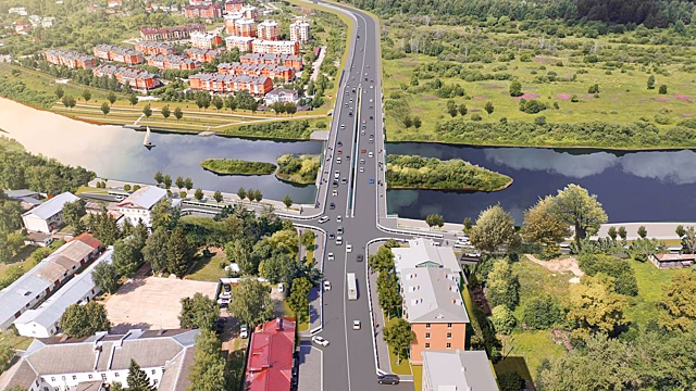 Вологжанам представили визуализацию Некрасовского моста, который сейчас строят в городе