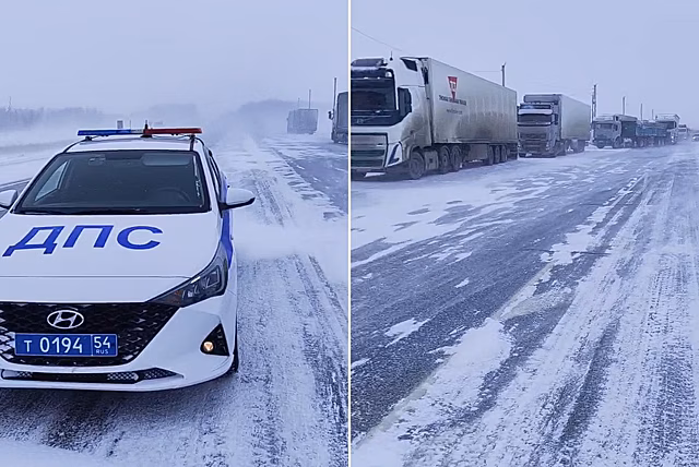 В Омской области продлили ограничение движения на двух федеральных трассах