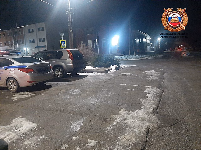 В Армавире водитель сбил школьника и скрылся с места аварии