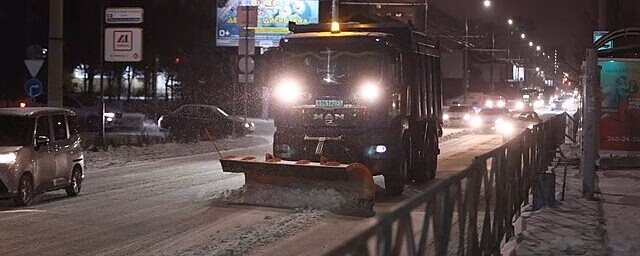 В Краснодаре за ночь израсходовали 507 тонн пескосоляной смеси для обработки дорог