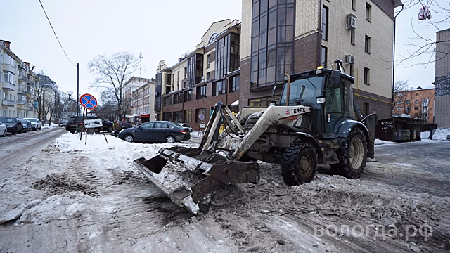 Дополнительный контракт на вывоз снега с городских улиц будет заключен в Вологде