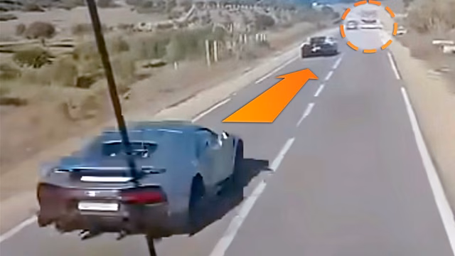 Два Bugatti Chiron разбили самым глупым образом