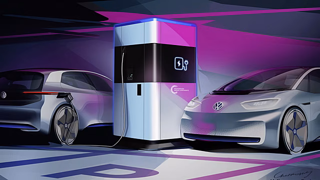 Volkswagen создал мобильные Power Bank для электромобилей