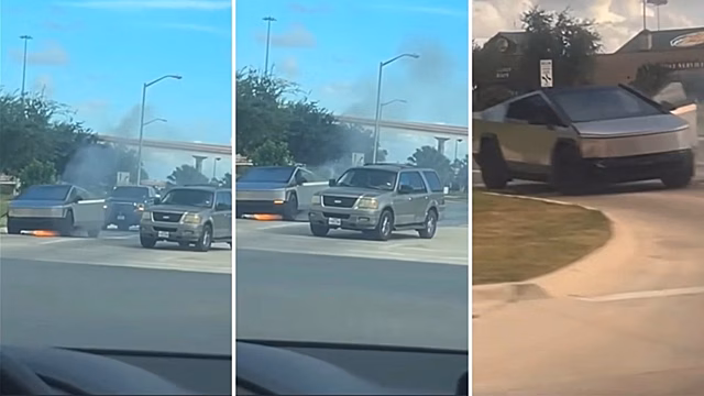 Месяц пожаров: в Техасе сгорел уже третий Tesla Cybertruck