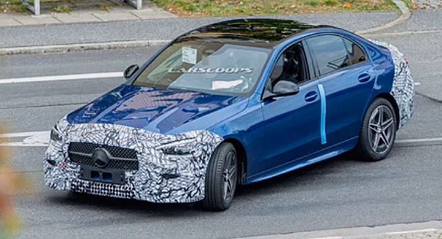 Появились новые изображения обновленного Mercedes-Benz C-Class