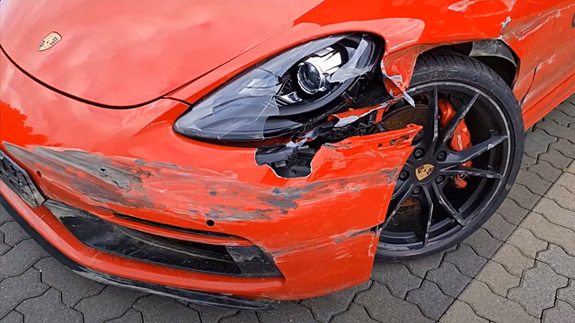 Стоимость ремонта разбившегося Porsche Cayman оказалась выше цены самого автомобиля