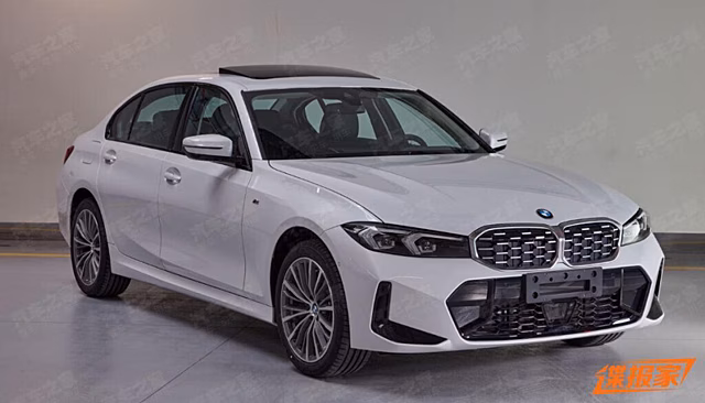 В Китае опубликованы первые фотографии обновленного седана BMW 3-Series 2023 года