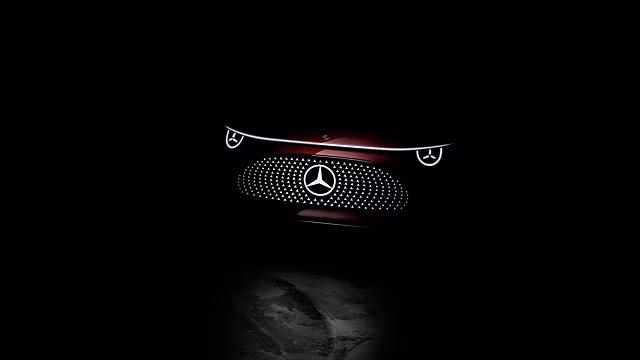 Mercedes-Benz показал тизер преемника модели CLA со звездами в фарах