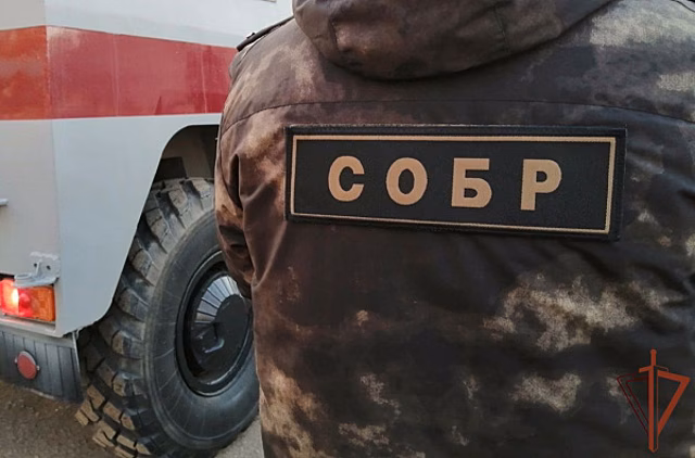 Самарские росгвардейцы помогли водителю на дороге потушить грузовик