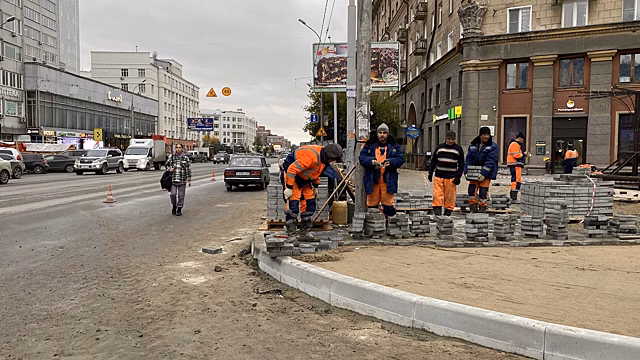 В Новосибирске на ремонт пешеходных зон в 2023 году выделили 200 млн рублей